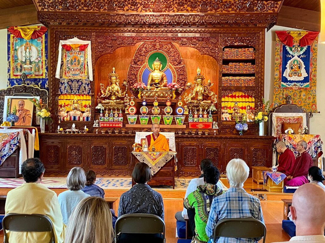 Tibetan Buddhist temple guided meditation Atlanta